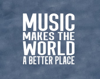 Music decal, music is my medicine, concert decal, music car decal, music life decal, music matters