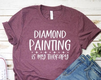 Diamond painting shirt, diamond art, diamond art gift, diamond painting gift, diamond art painting shirt
