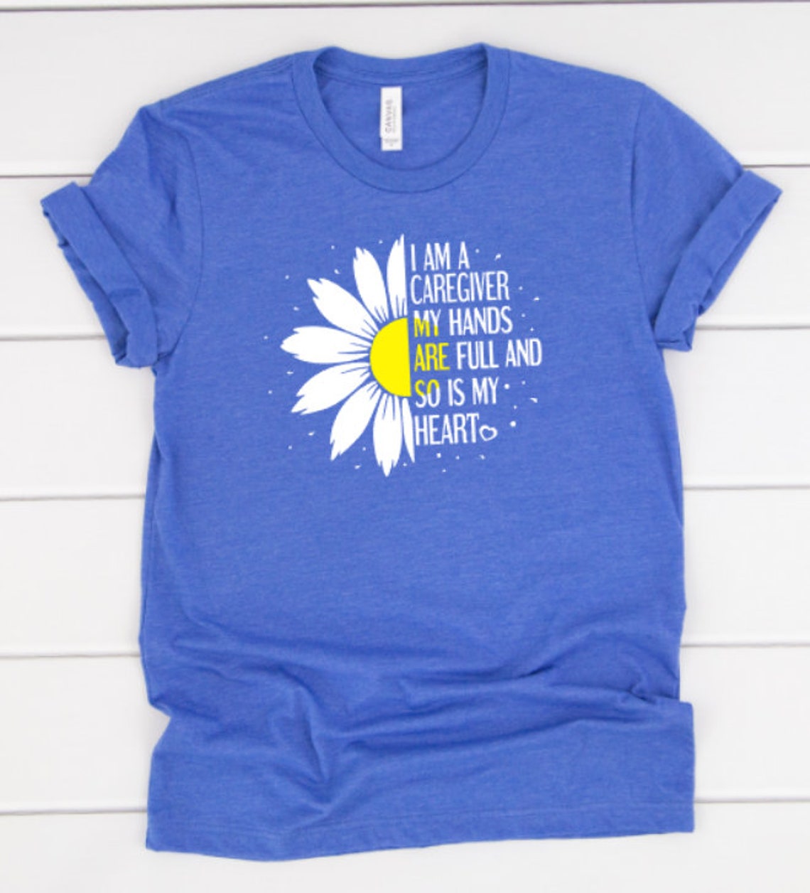 Daisy Caregiver Shirt Caregiver Shirt Nurse Cna Caregiver Etsy
