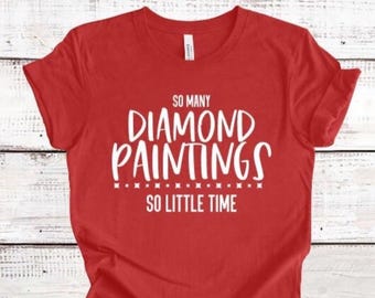 Diamond painting shirt, diamond art, diamond art gift, diamond painting gift, diamond art painting shirt
