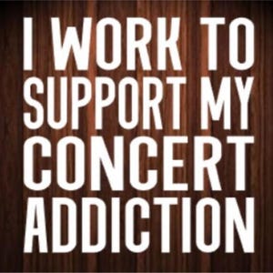 Music decal, concert decal