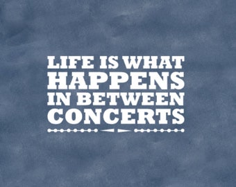 Music decal, music is my medicine, concert decal, music car decal, music life decal, music matters