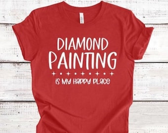 Diamond painting shirt, diamond art, diamond art gift, diamond painting gift, diamond art painting shirt