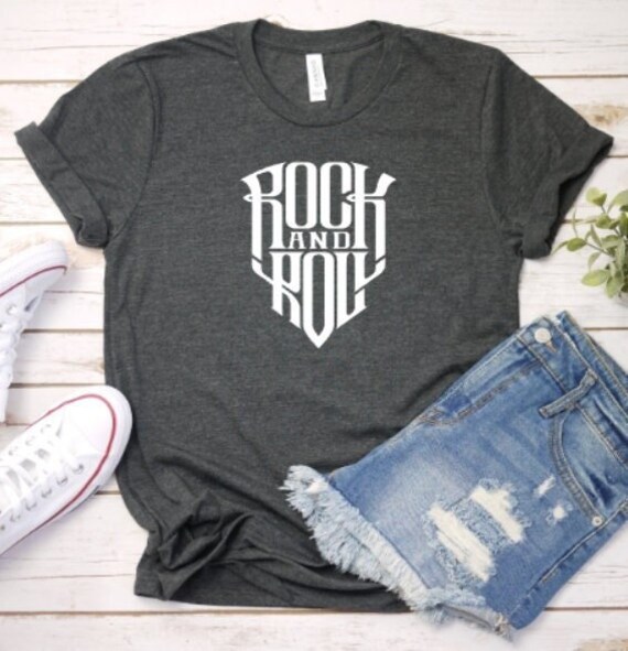Rock and Roll Concert Band Shirt | Etsy