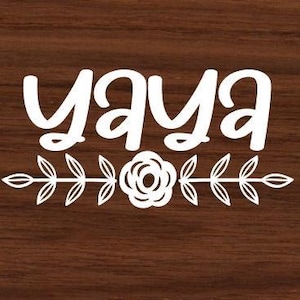 Yaya Sticker - Etsy