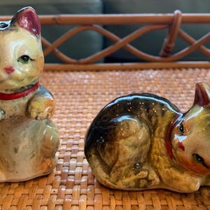 1950’s Calico Cat Ceramic Salt and Pepper Shakers