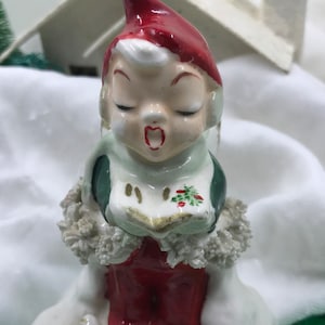 1940’s/50’s Singing Boy Christmas Angel Bell Japan