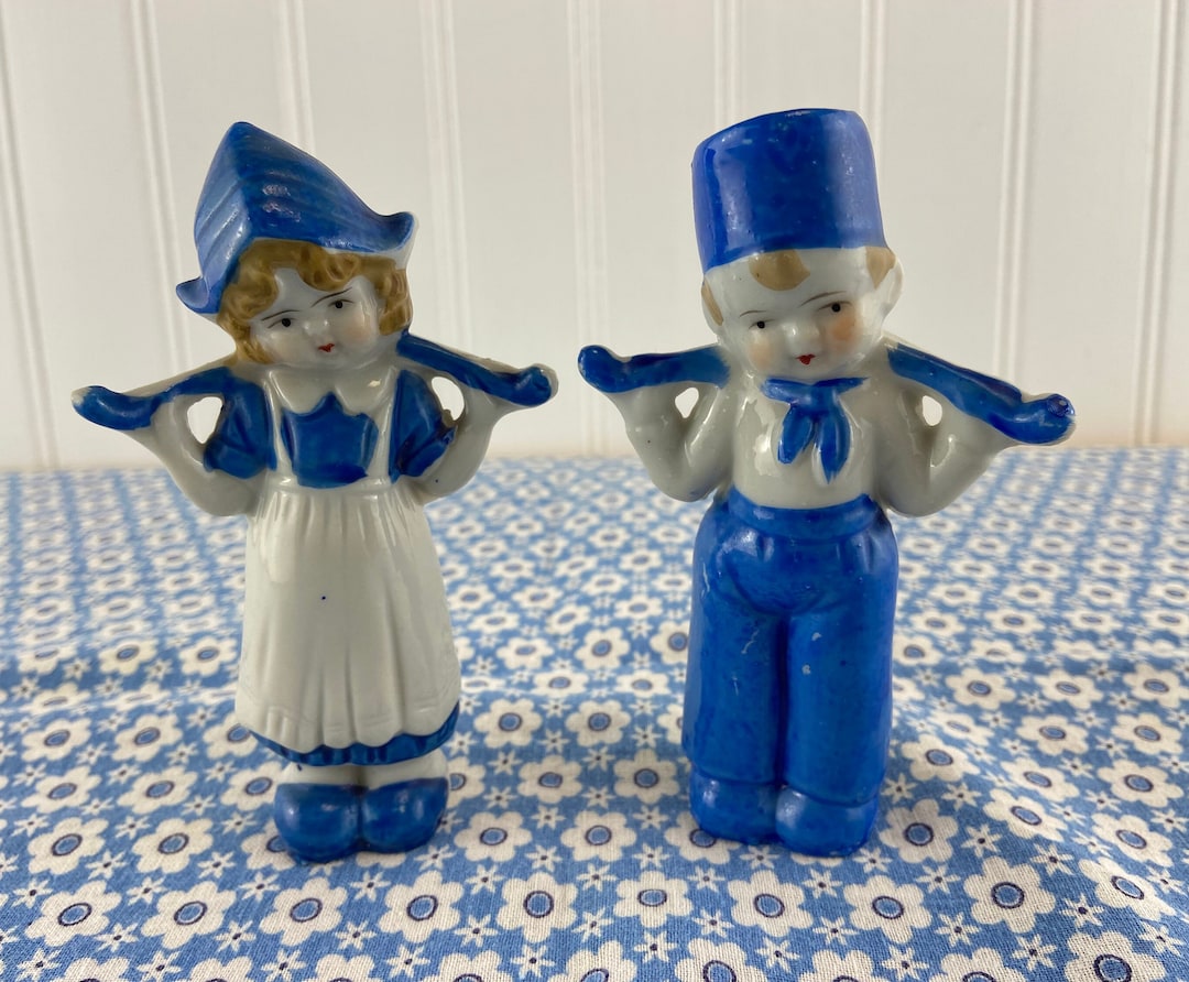 Folk Art Dutch Boy and Girl Figurines, Made in Japan, Vintage 1950s - Etsy