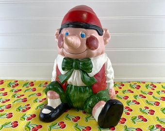 COOKIE JAR Pinocchio, by Dayton Hudson, Collectible Cookie Jars, Vintage 1990s