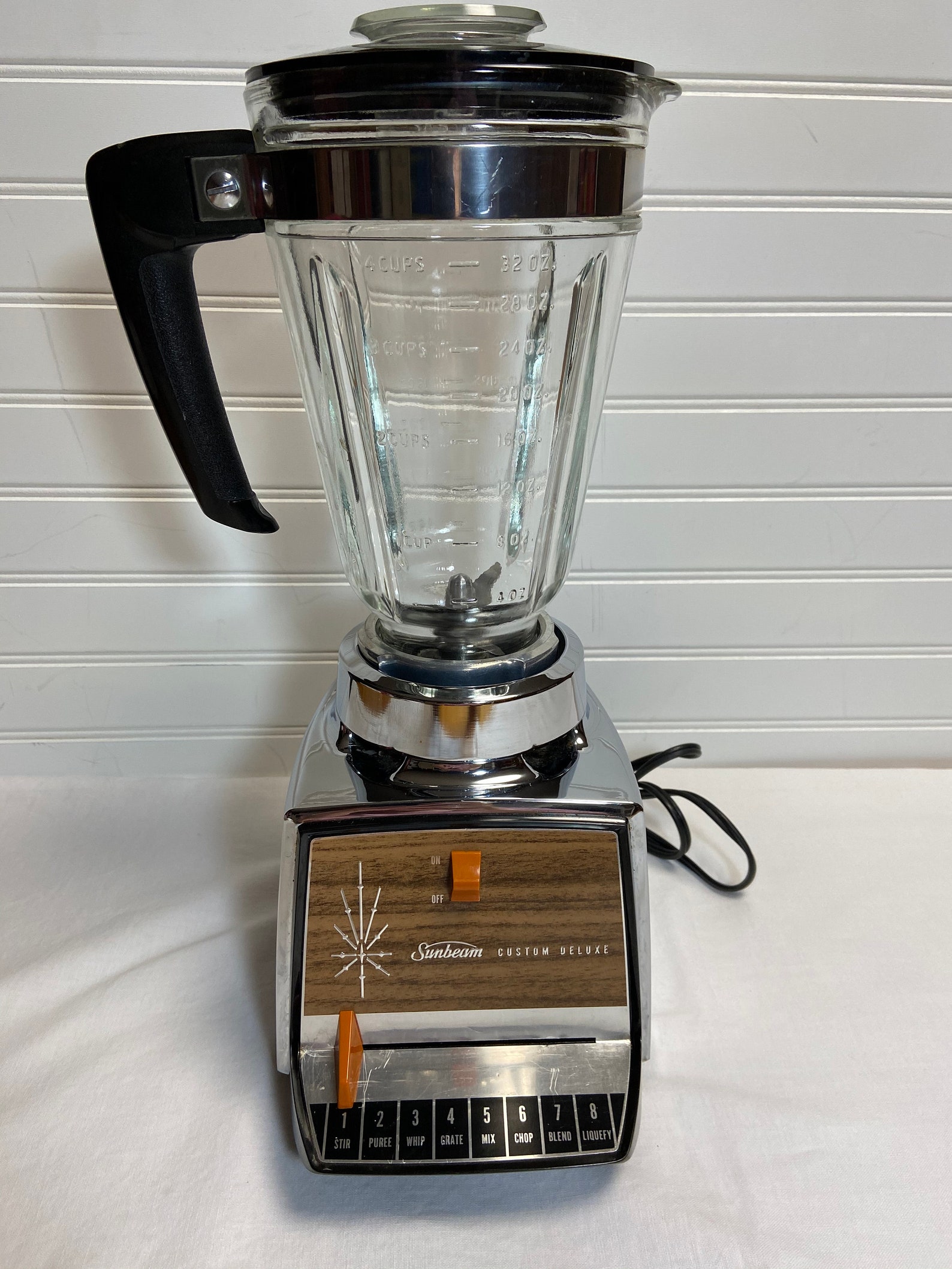 SUNBEAM Chrome BLENDER with Glass Pitcher Custom Deluxe | Etsy