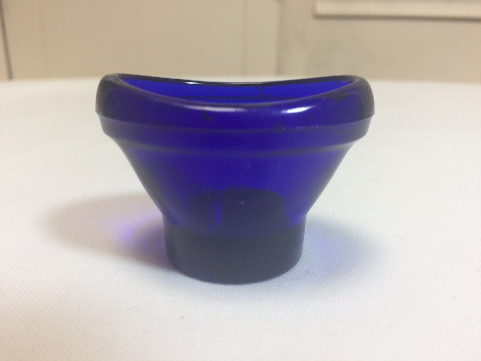 Optrex Eye Wash Cup Cobalt Blue Stamped 'Optrex Garde La | Etsy