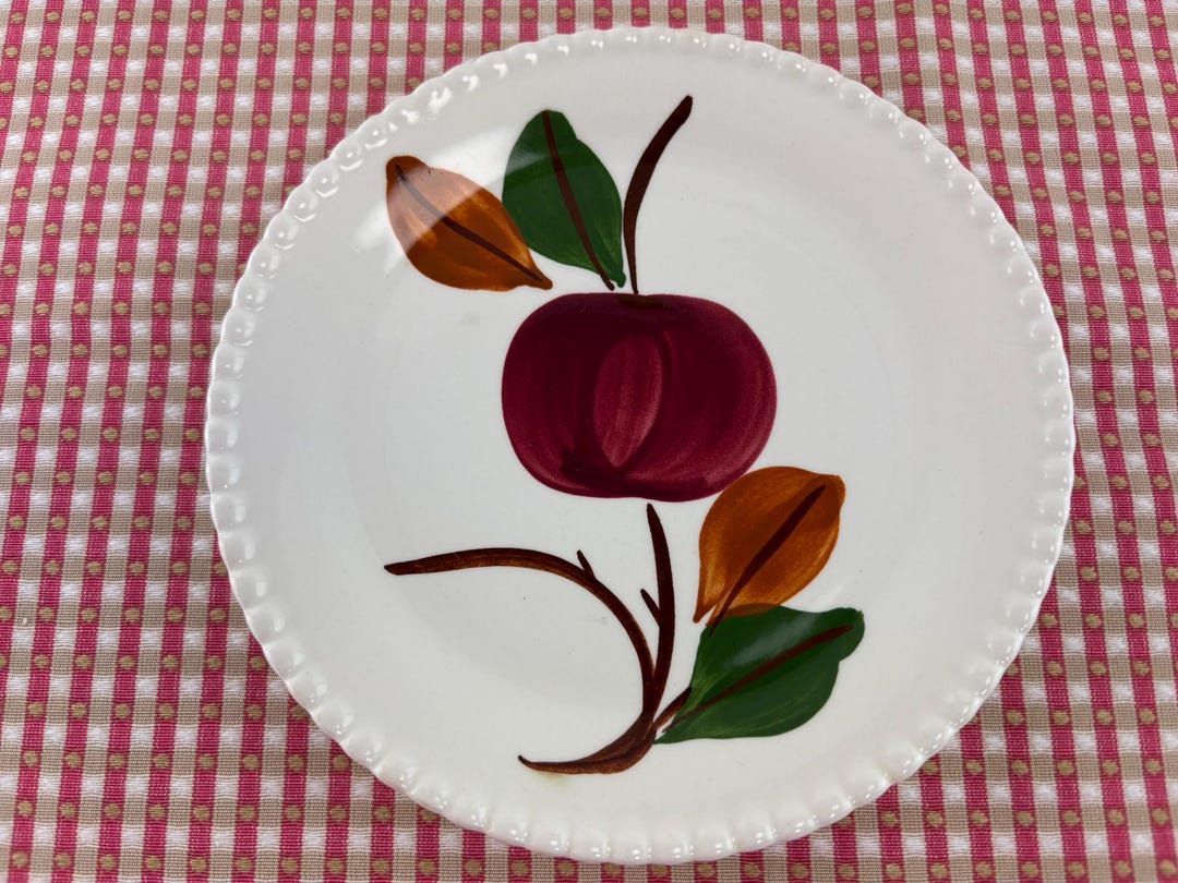 Blue Ridge Southern Pottery 'DELICIOUS' Pattern Bread or Appetizer ...