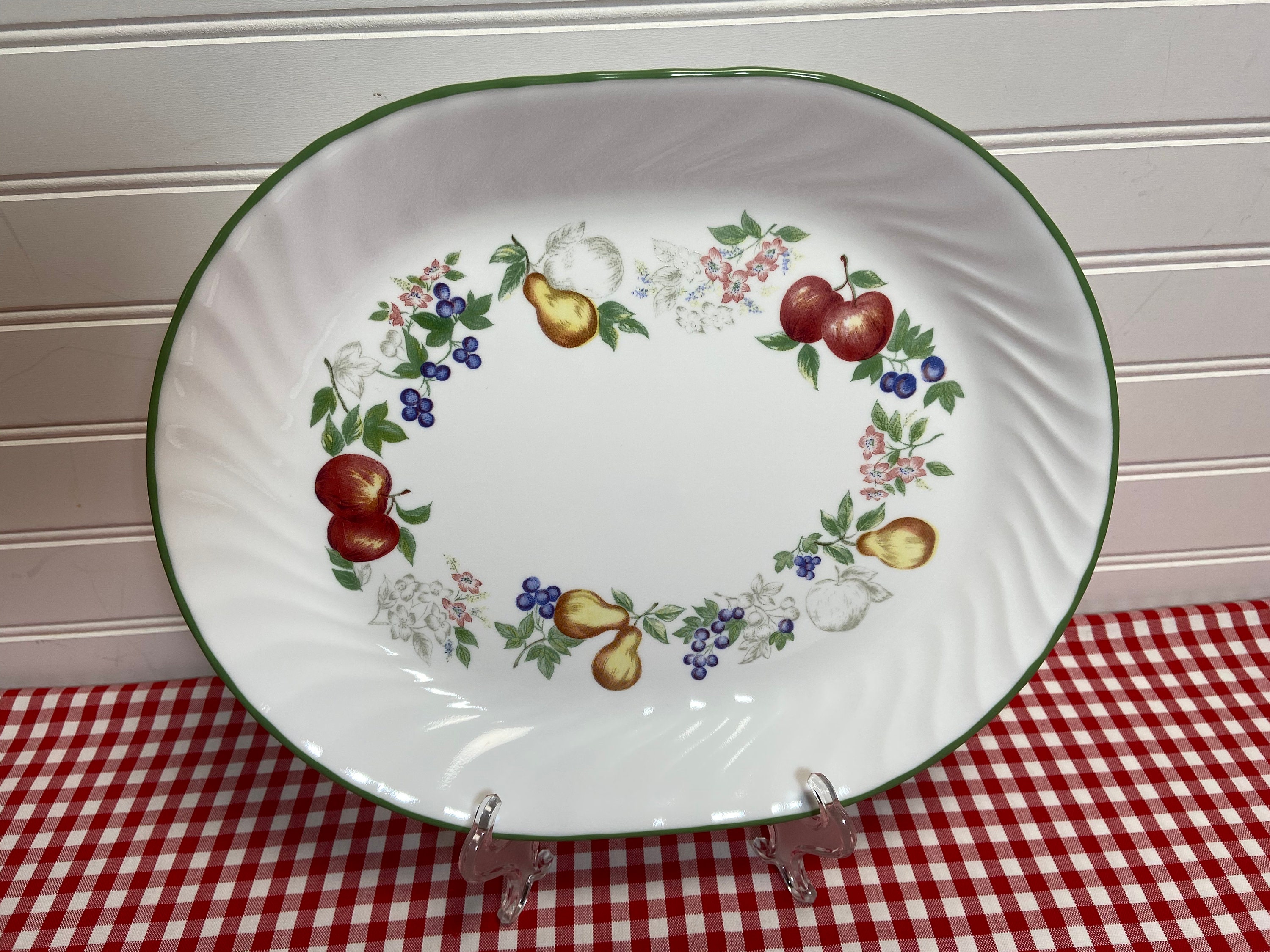 Corning CORELLE Chutney Pattern Platter Vintage EUC Etsy