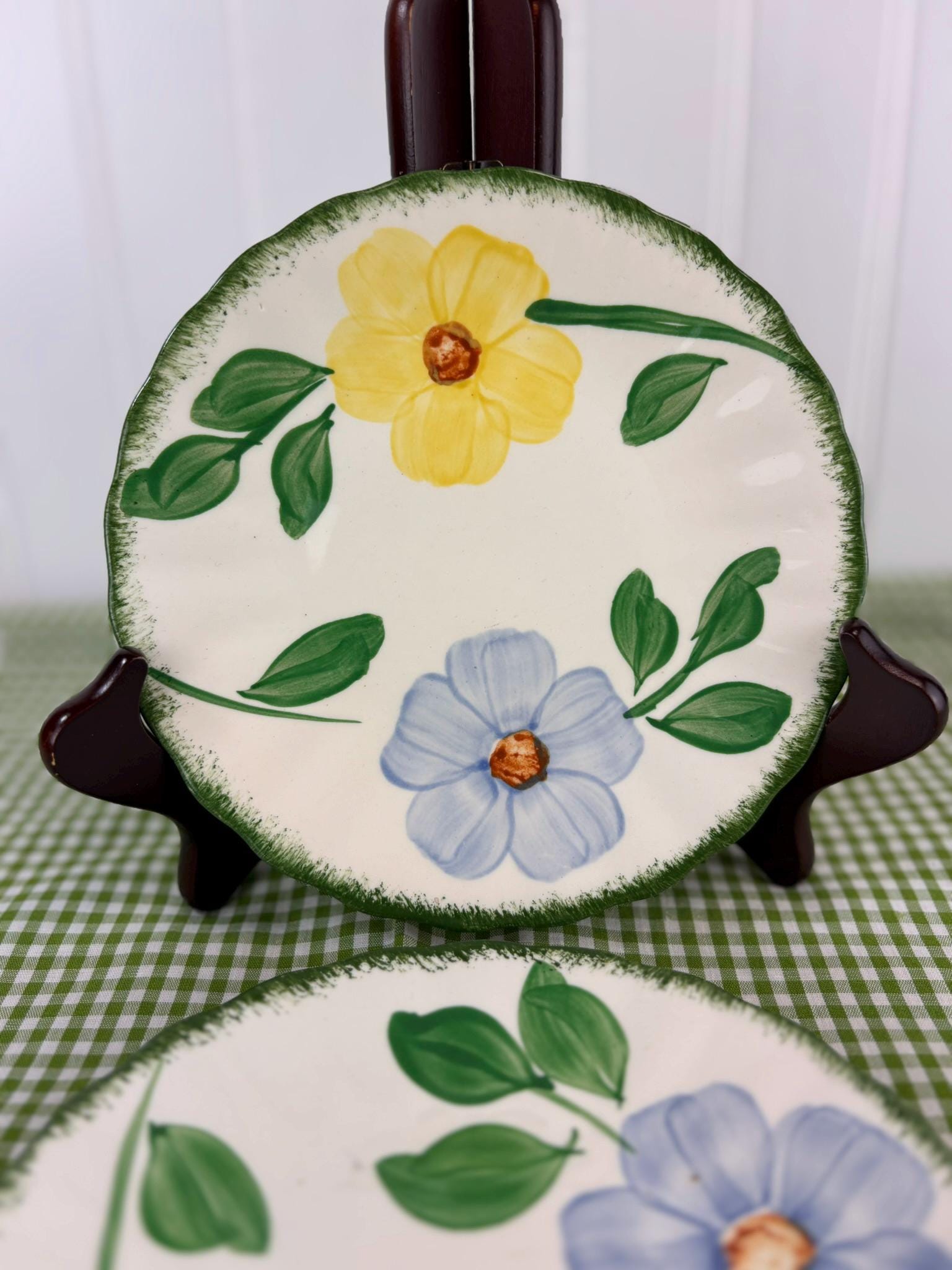 Blue Flower Vintage Dishes - Etsy