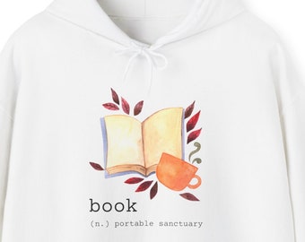 Plus Size Unisex Hoodie Booklover Bookworm