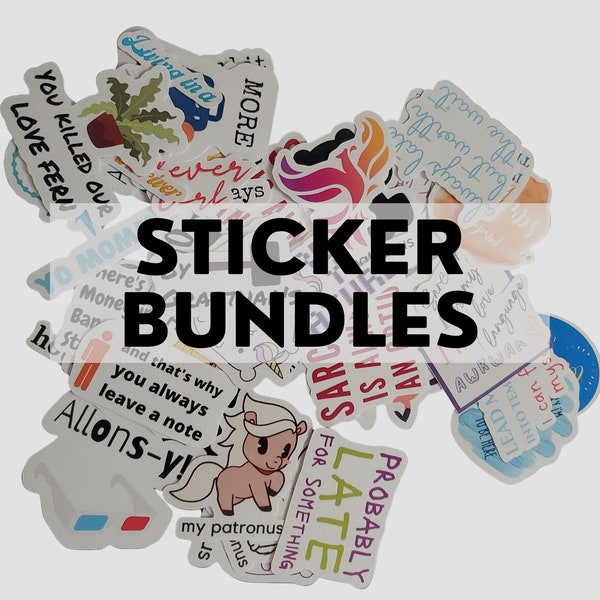 Choose 15 Stickers (2 inch Size) Water-resistant Vinyl Die-cut Stickers