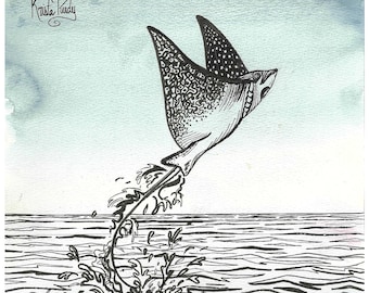 Hidden Wonders Series, Spotted Eagle Ray Print
