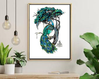Pea in a Tree Tattoo Art