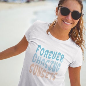 Forever Chasing Sunsets Unisex Jersey Short Sleeve Tee