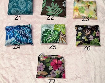 Foldable Shopping Bag with Zipper, Zippered Tote Bag