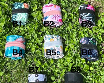 Foldable hawaii zipper shopping bag, travel bag, reusable