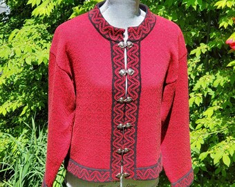 100% Cotton Knit Design Quarter Zipper Patterned Collar Outdoor Norwegian ICEWEAR Baldur Norwegian Cotton Sweater 