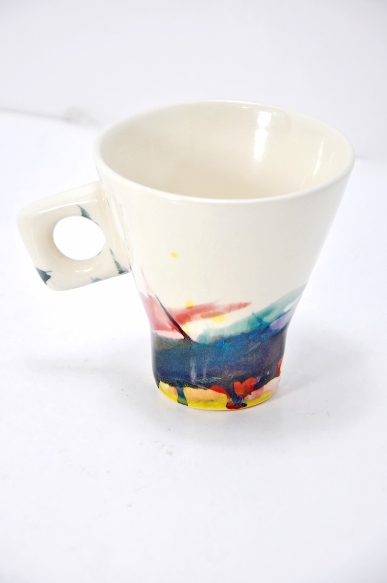 Guy Simoneau Modernist Pottery Cup, Made in Montreal image 6