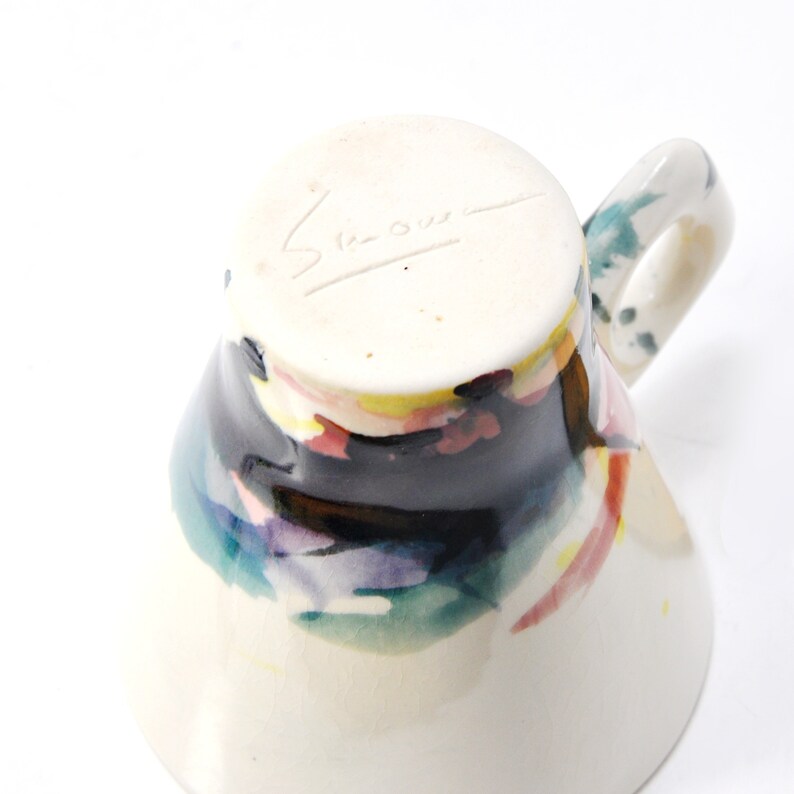 Guy Simoneau Modernist Pottery Cup, Made in Montreal image 3