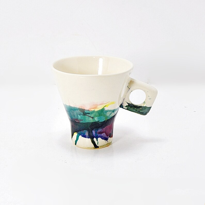 Guy Simoneau Modernist Pottery Cup, Made in Montreal image 1