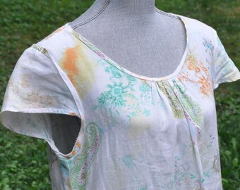 Malvin Linen Dress, Made in Germany Size Medium - Etsy