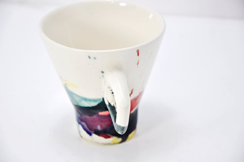 Guy Simoneau Modernist Pottery Cup, Made in Montreal image 5