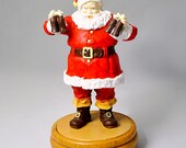 Coca Cola Santa Figurine 1989 Original Box Coke Willitts Galleries