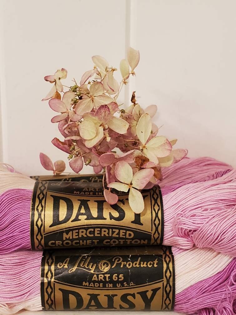 Daisy Mercerized Crochet Cotton No 30 400 Yards Crochet Etsy Canada