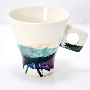 Guy Simoneau Modernist Pottery Cup, Made in Montreal image 4