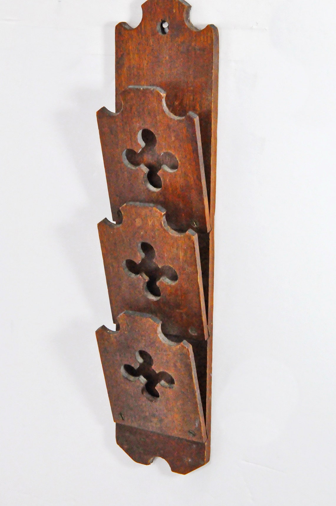 Clasificador de madera vintage mail bill sorter cocina | Etsy