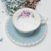 Susie Cooper Blue Floral Tea Cup Made in England Gift - Etsy Canada