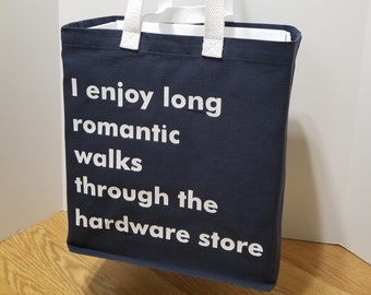 Canvas Bag 2.0: Navy Blue Hardware Store