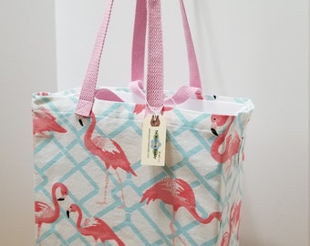 Canvas Bag 2.0: Flamingos