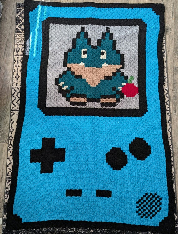 Pokemon Inspired Crochet Blanket PATTERN - Munchlax - Etsy