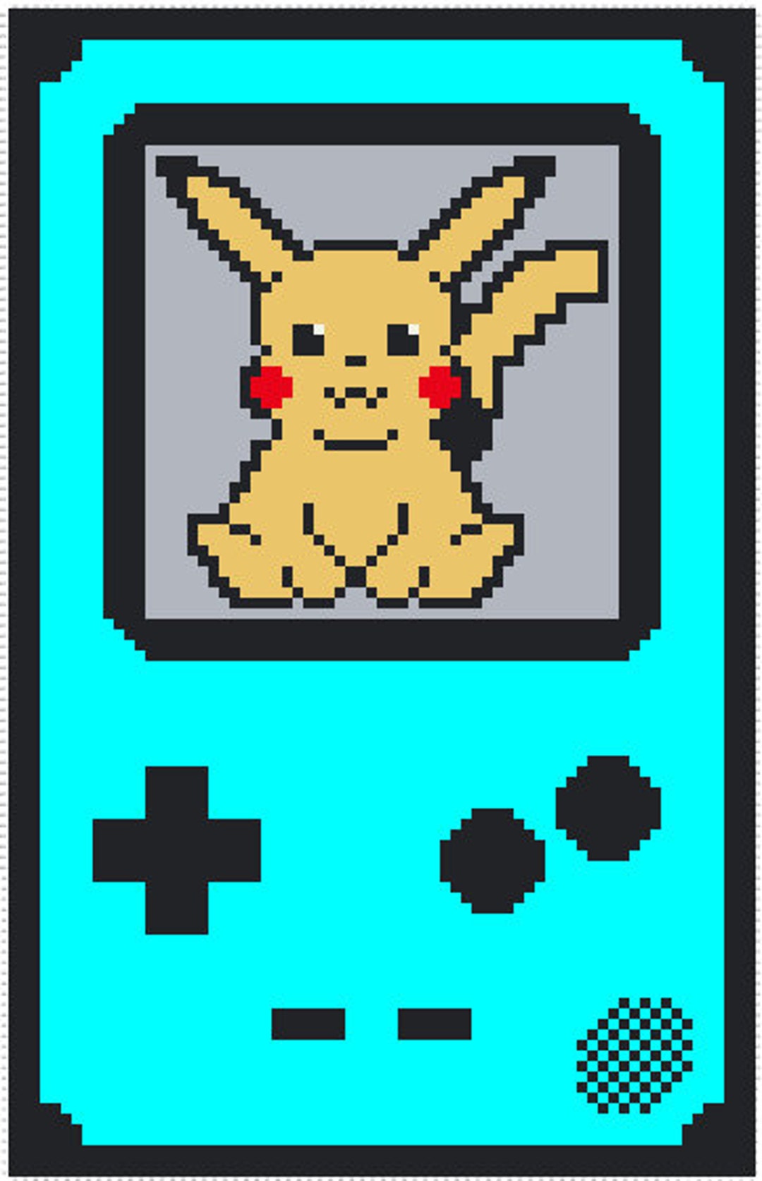 Pokemon Inspired Crochet Blanket PATTERN Pikachu Etsy