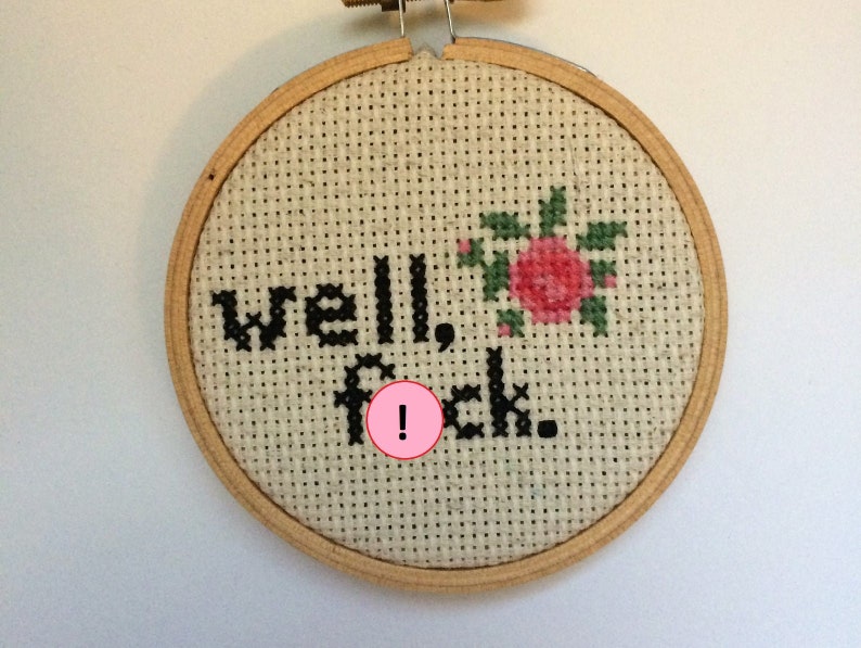 Subversive Cross Stitch Pattern Digital Download, NSFW, Cross Stitch Pattern PDF, Home Decor, Wall Decor, Gift image 4