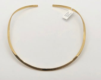 Gold cuff sale necklace choker