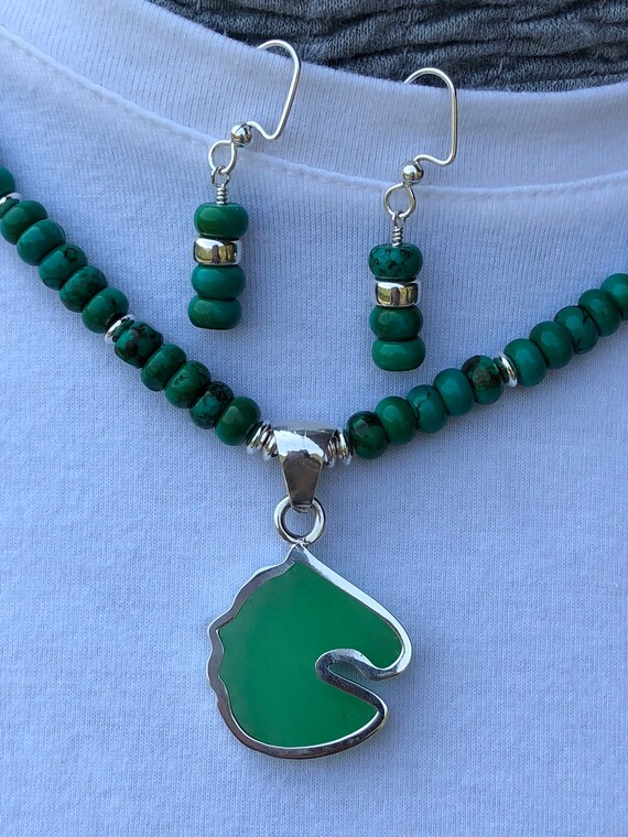 Charles Albert Designer Green Jade Carved Horse Head Pendant - Jade Horse Pendant Meaning Charles Albert Designer Green Jade Carved Horse Head Pendant - Jade Horse Pendant Meaning