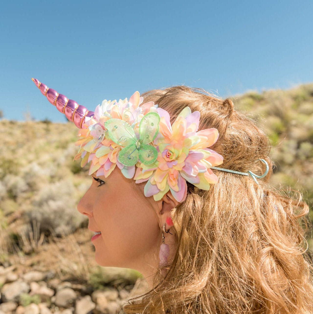 Download Pastel Rainbow Unicorn Flower Crown