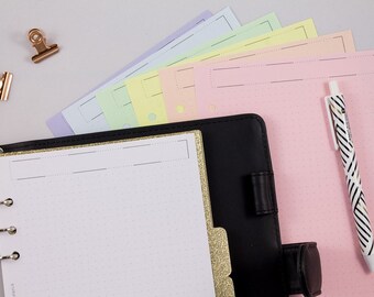 60 planner inserti per agenda stampati inserti per agenda giornaliera. agenda giornaliera pagine per appunti appunti 30 pagine lista delle cose da fare ricarica per agenda A5