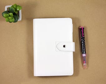 Planner diary 2018, business planner, planner for office, Personal planner organizer white