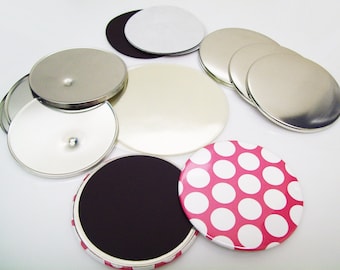 3.5" 3-1/2 Inch Magnet Button Parts for Button Maker Machines - 200 Parts