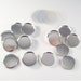 500 Tecre 1 Inch Complete Metal Flat Back Button Parts - for use with Tecre 1' Button Maker Machine 