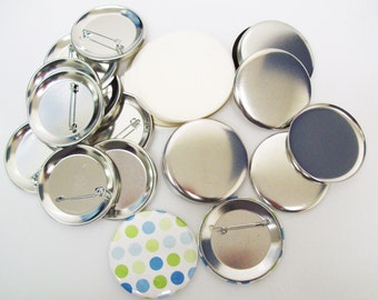 2-1/4”  2.25 inch STANDARD Size Tecre Pin Back Button Parts – 500 pcs