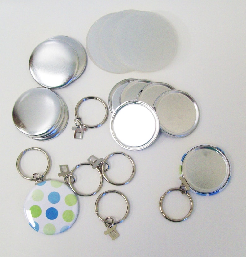 Keychain Part Single SPLIT Key Chain Tecre Parts 1-1/2” 1.50 Inch - Enough to Make 100 Spilt ...